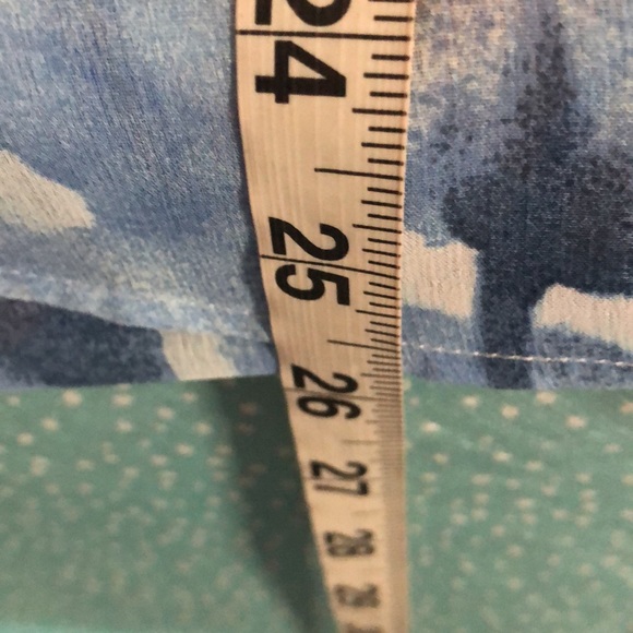 Chicos sheer asymmetric hem blouse over top Sz S/M - Picture 14 of 16